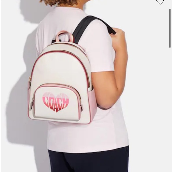 NWT Heart Coach Court Backpack - Picture 2 of 5